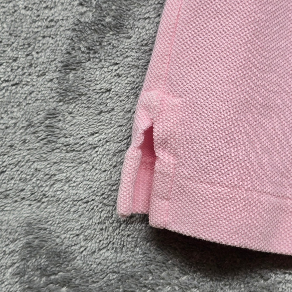 Polo Ralph Lauren The Mesh Mini Polo Dress Womens S Pink Blue Pony Cotton - Picture 13 of 13